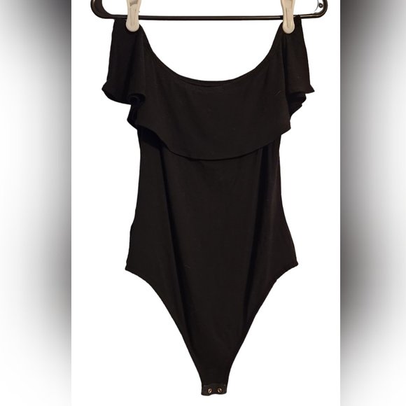 Altar'd State Off-Shoulder Ruffle Bodysuit - Picture 1 of 3